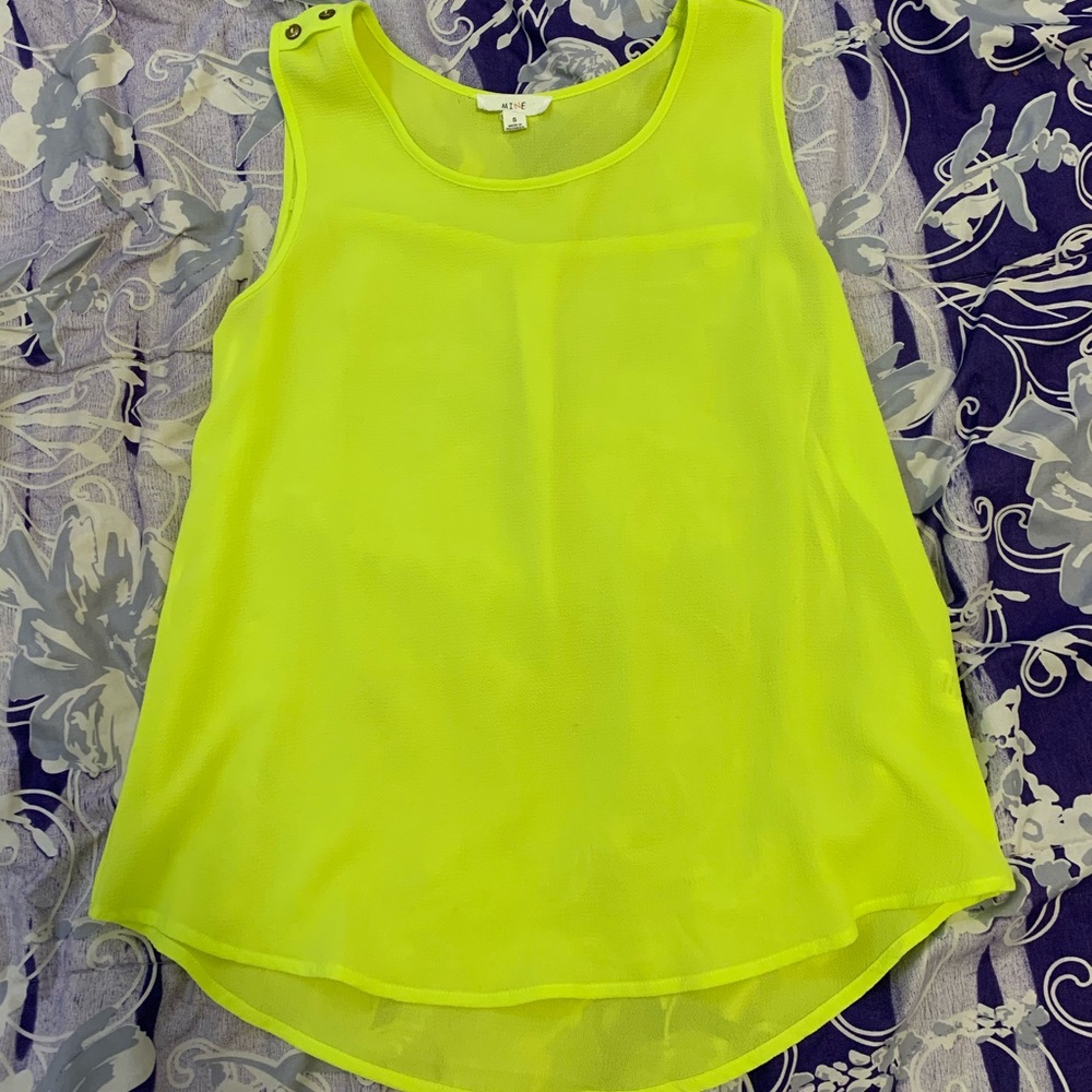 Neon yellow/green shirt